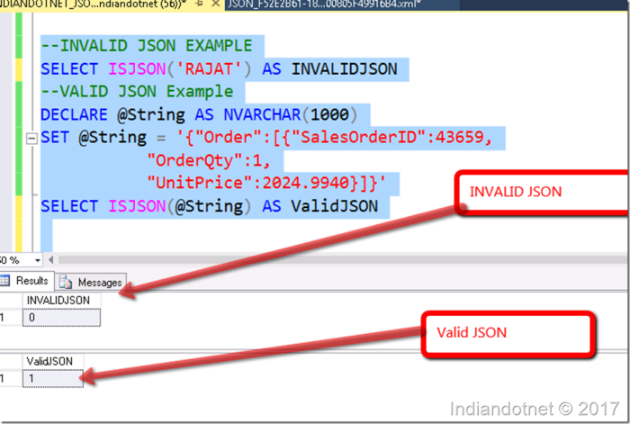 SQL Tips - Everywhere JSON So Why Not In SQL Server - New Feature In SQL Server